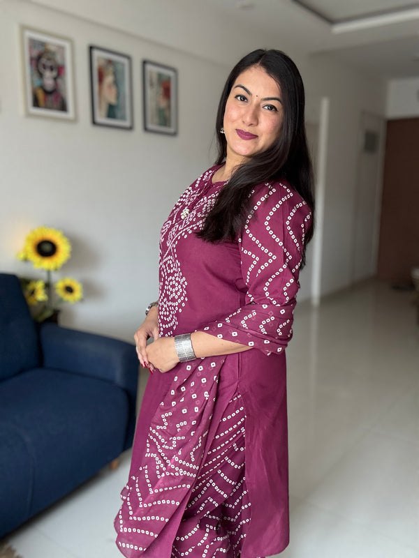 Bandhage Cotton Suit Set