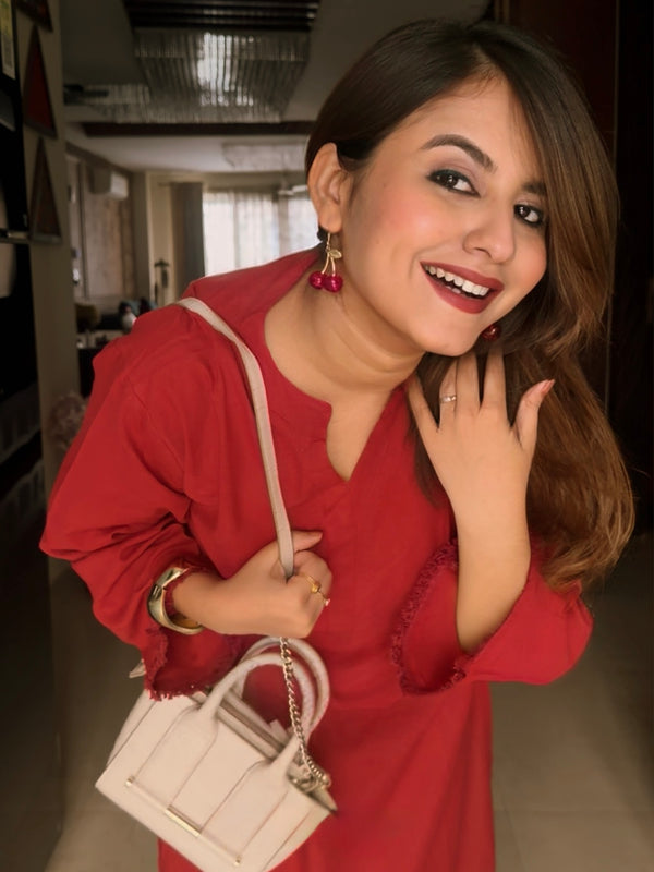 Rust & Romance: Effortless Ethnic Elegance