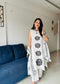 Nazakat Ivory Cotton Kurta Set | Handblock Print