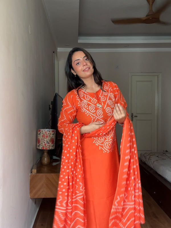 Bandhage Cotton Suit Set