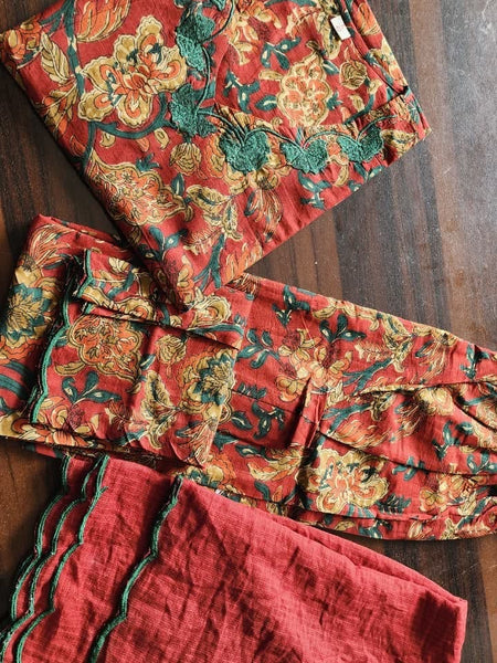 Printed Suit Set with Dupatta