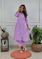 Chikankari Angarkha Style Co-ord Set