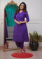 Chikankari Angarkha Style Co-ord Set