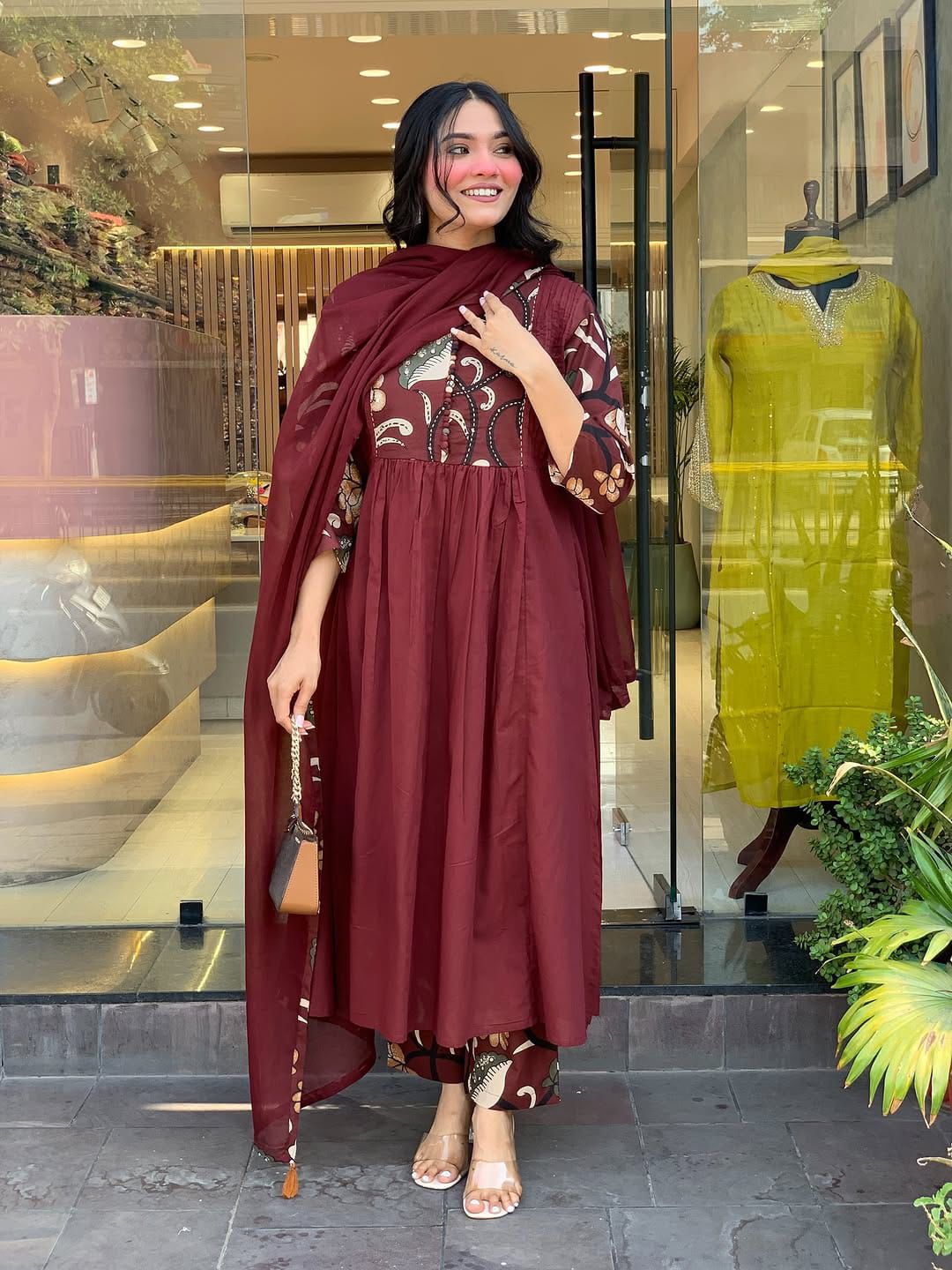 Ajarakh print Suit Set