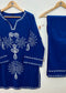 Chikankari Embroidered Kurta Set with Matching Pants