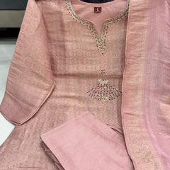 Mauve Nazakat – Woven Festive Kurta Set