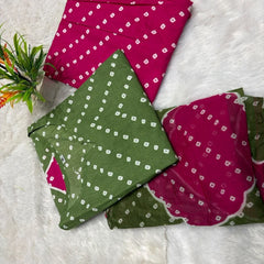 Bandhage Cotton farshi Salwar Suit Set