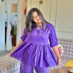 Peplum Co-ord Set