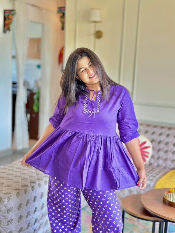 Peplum Co-ord Set