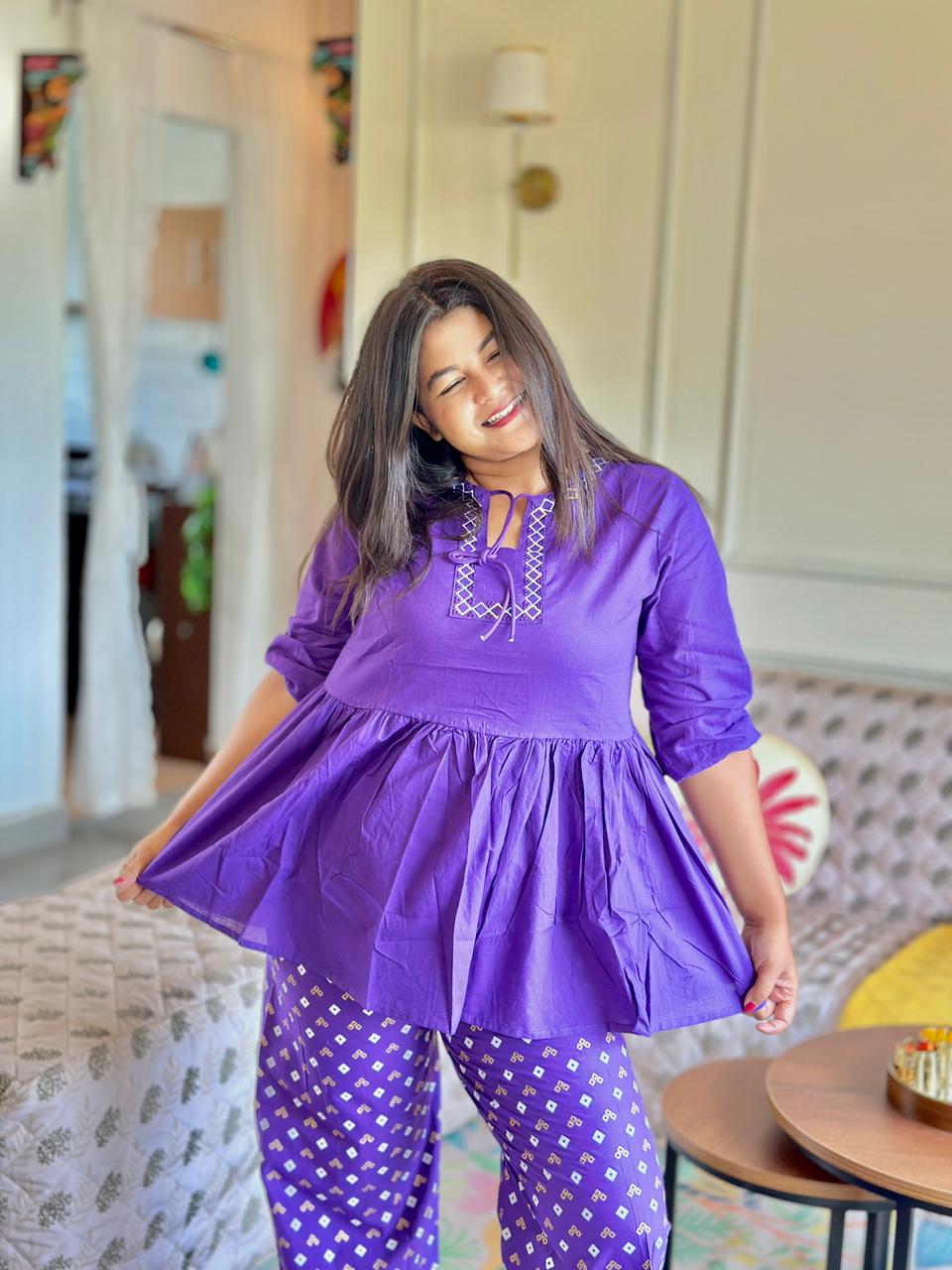 Peplum Co-ord Set