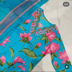 Kamal Ka Phool  Suit Set with Lace Detailing