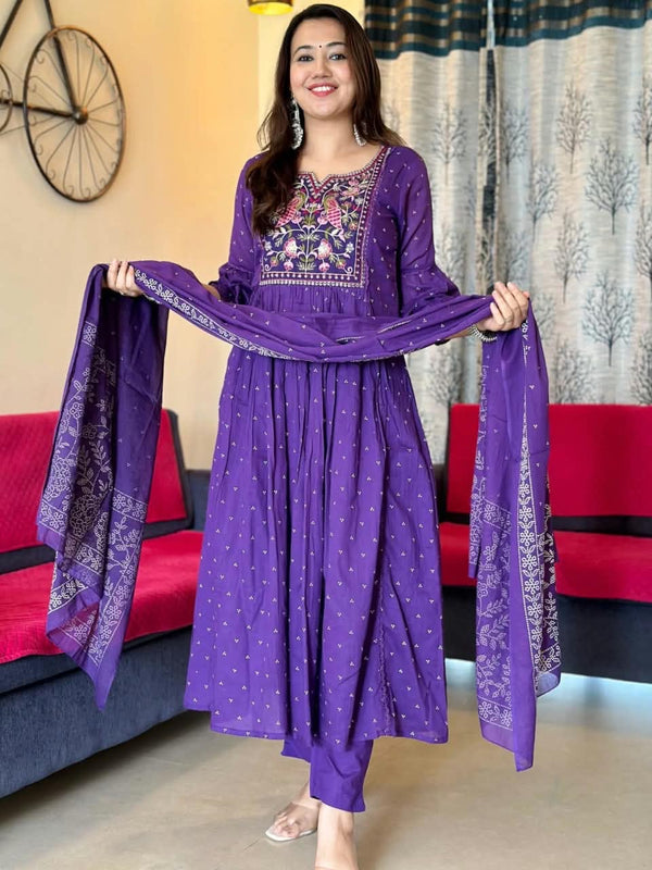मनमोहिनी | Bandhani Embroidered Suit Set ❤️ — my top pick