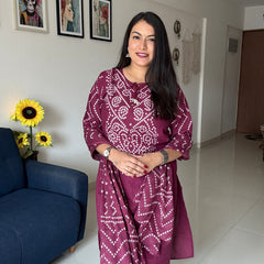 Bandhage Cotton Suit Set