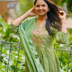 मनमोहिनी | Bandhani Embroidered Suit Set ❤️ — my top pick