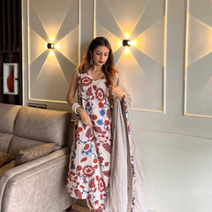 Ajrakh Printed Cotton Suit Set