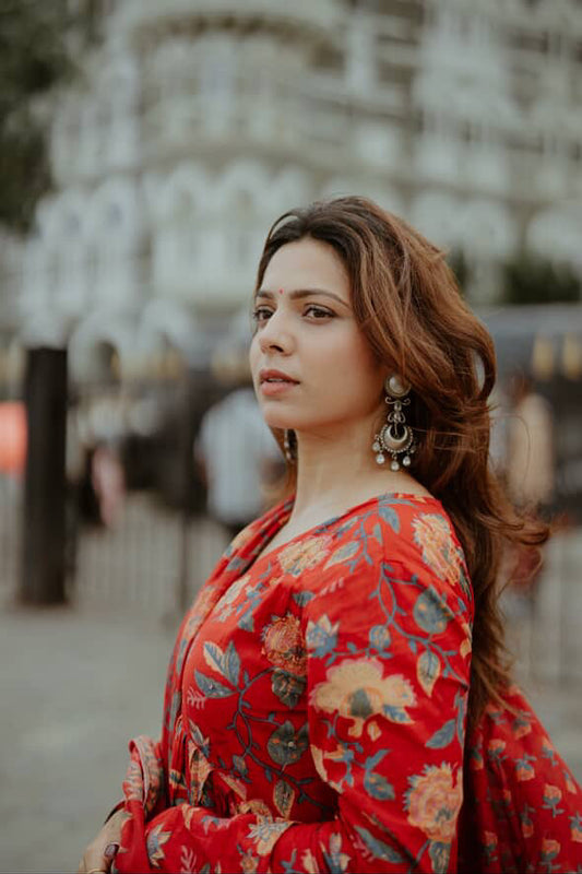 Floral Elegance Full-Sleeve Aliya Suit