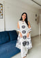 Nazakat Ivory Cotton Kurta Set | Handblock Print
