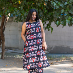 Halter Neck Sleevesless Co- Ord Set
