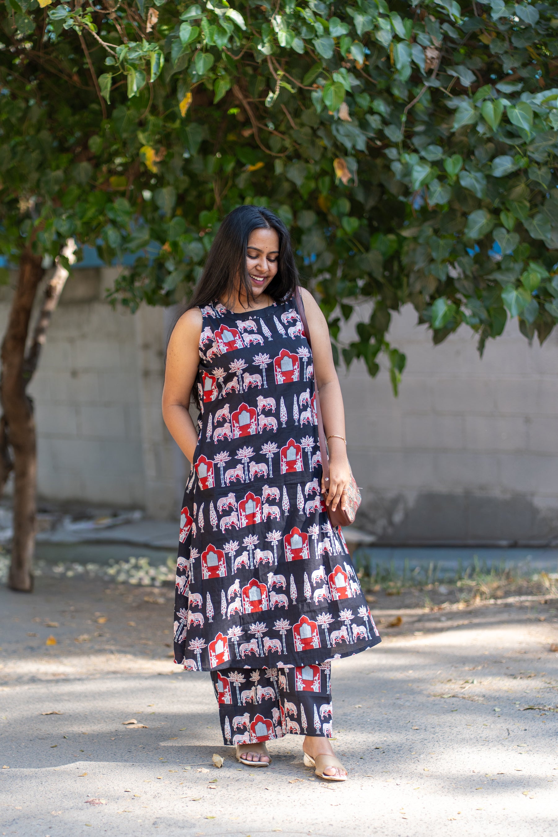 Halter Neck Sleevesless Co- Ord Set