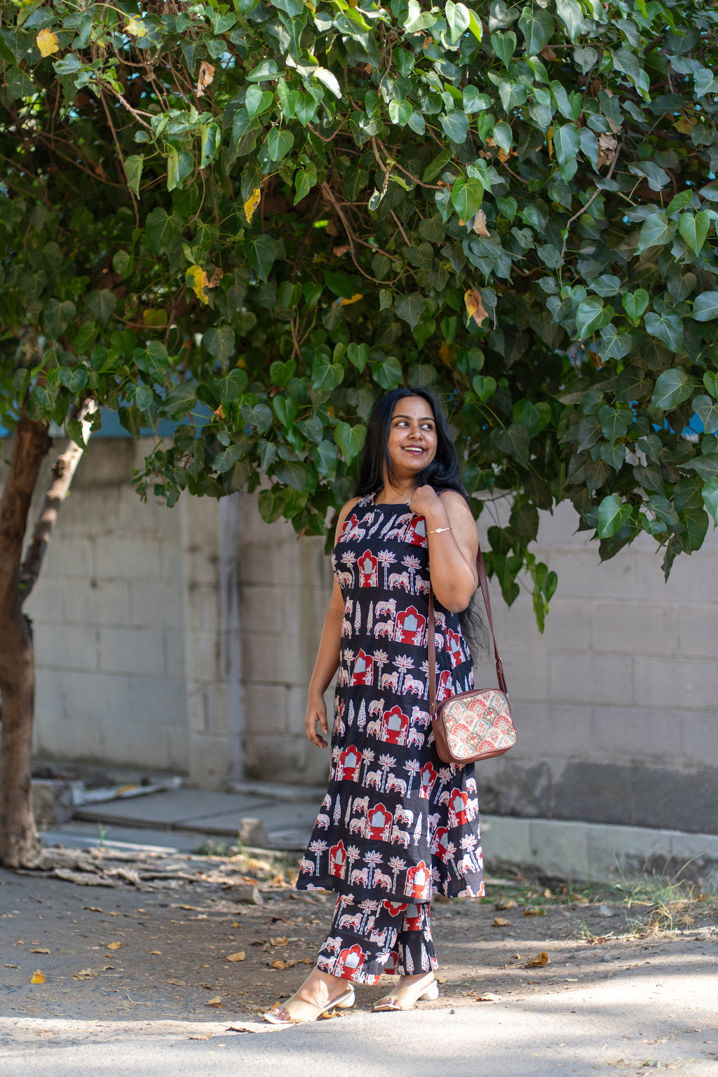 Halter Neck Sleevesless Co- Ord Set