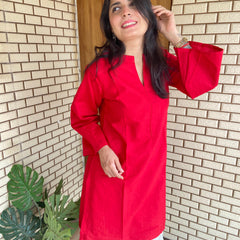 Cherry embroidered Farshi Salwar Suit Set